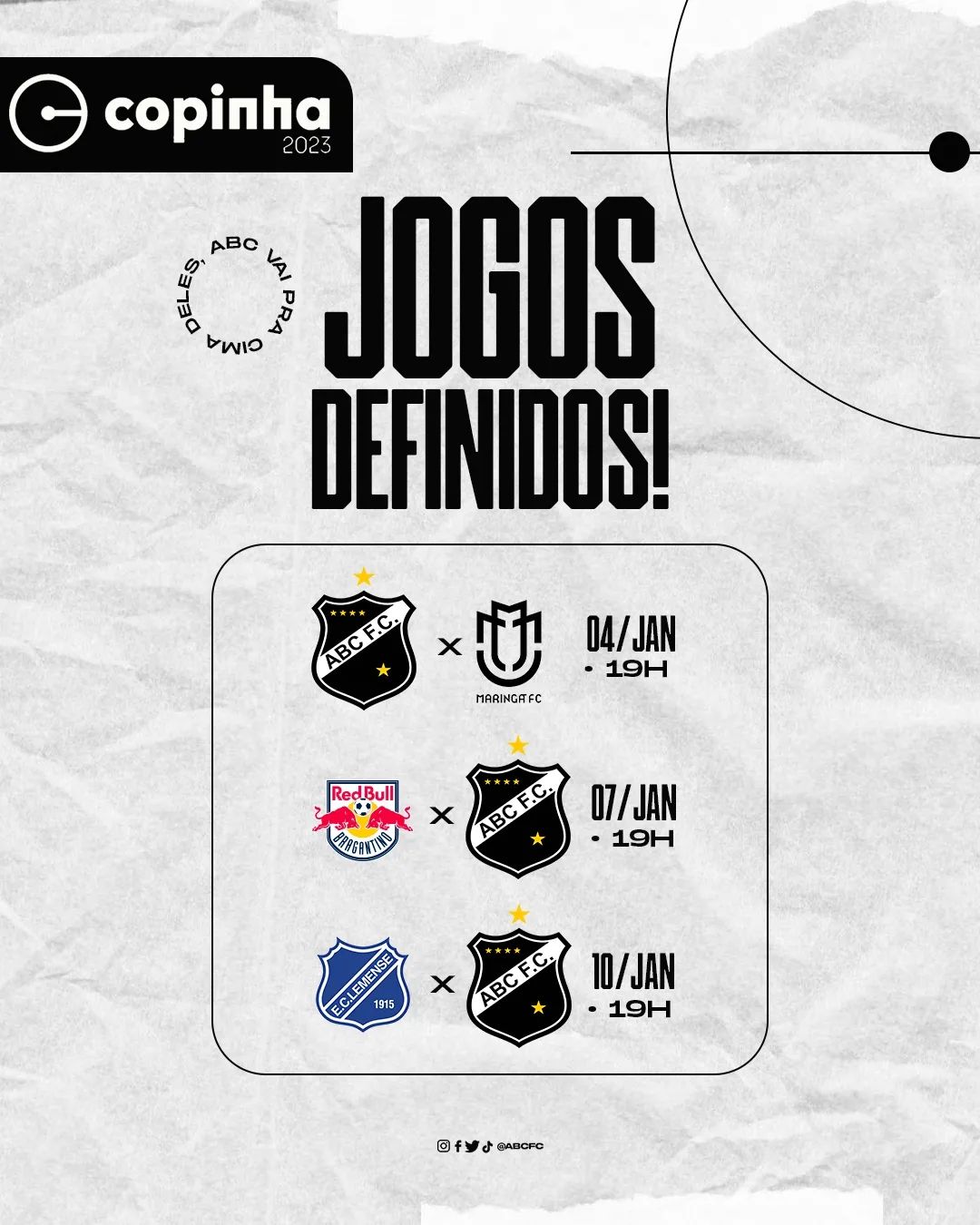 Confira a agenda de jogos da Copinha 2023!